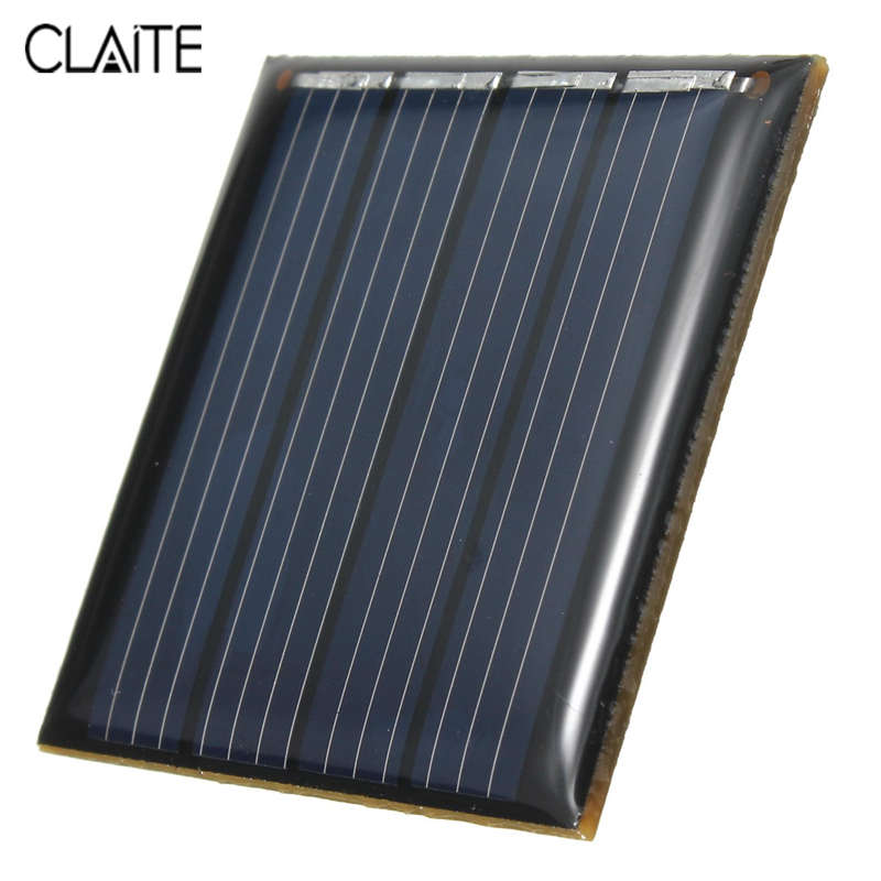 2V 0.14W 70MAh Polycrystalline Silicon Epoxy Solar Panel DIY powered models Mini Solar Cells Battery Phone charger