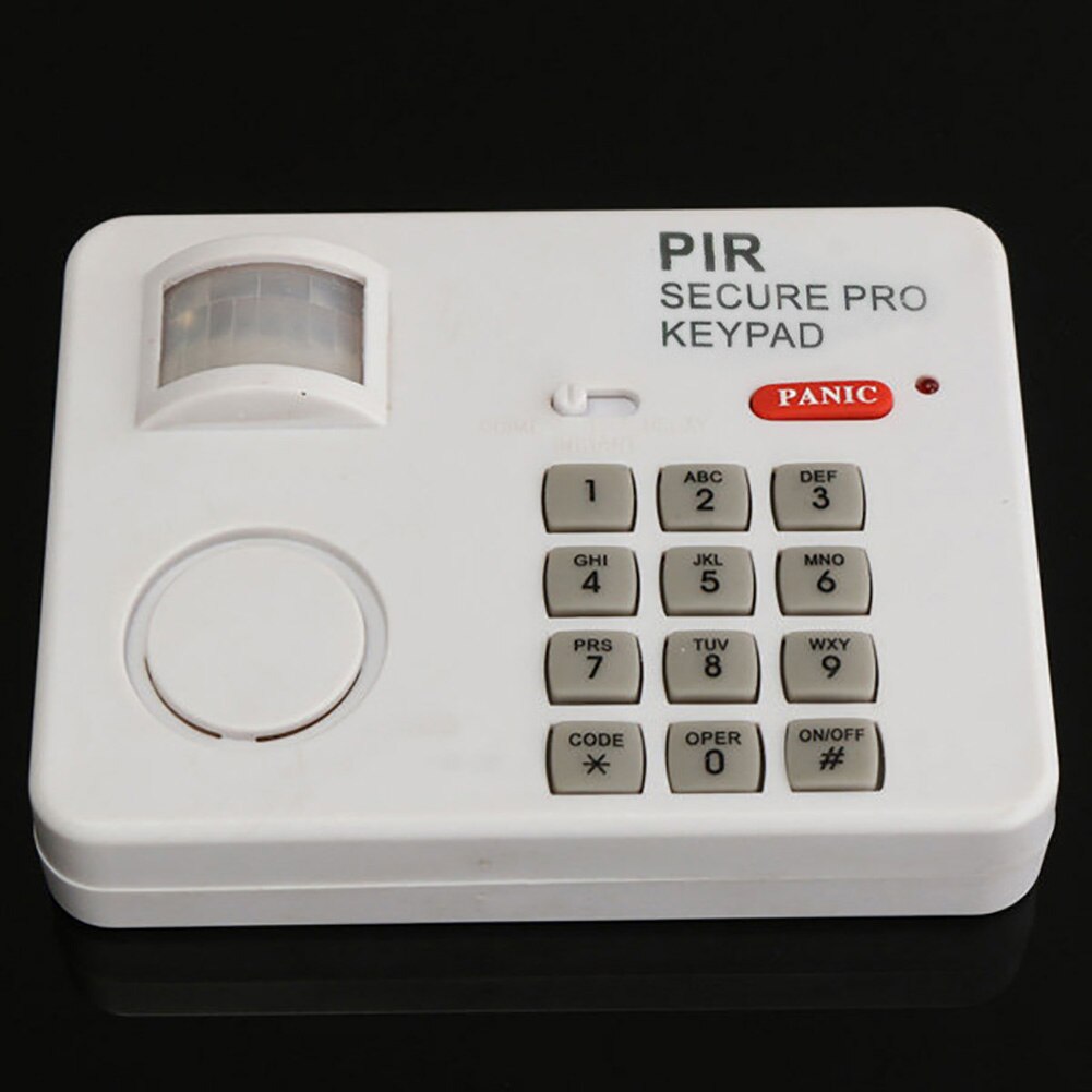 PIR Wireless Motion Sensor Alarm with Security Keypad for Home Door Garage Shed