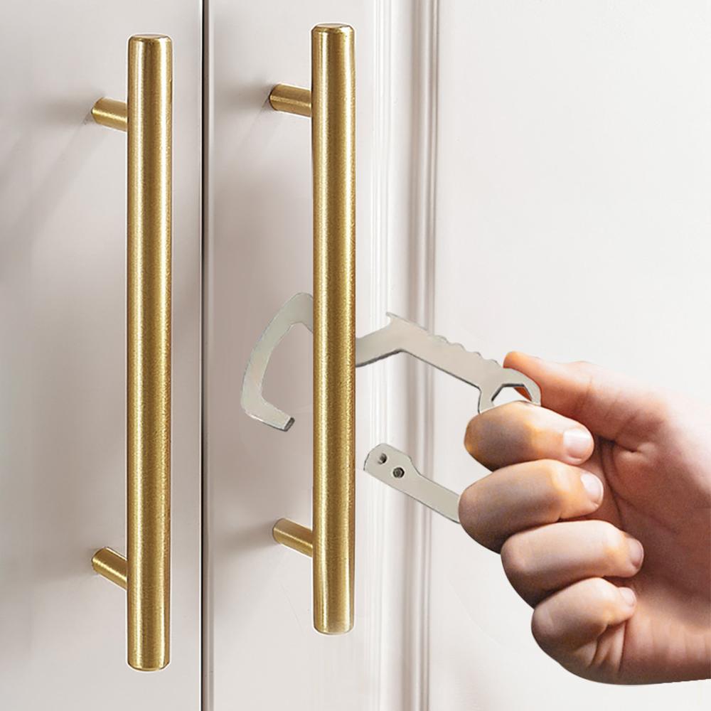 Hygienic Door Handle, Antibacterials Edc Door Opener, Portable Press Elevator Tool Door Handle Key Easy To Carry #4