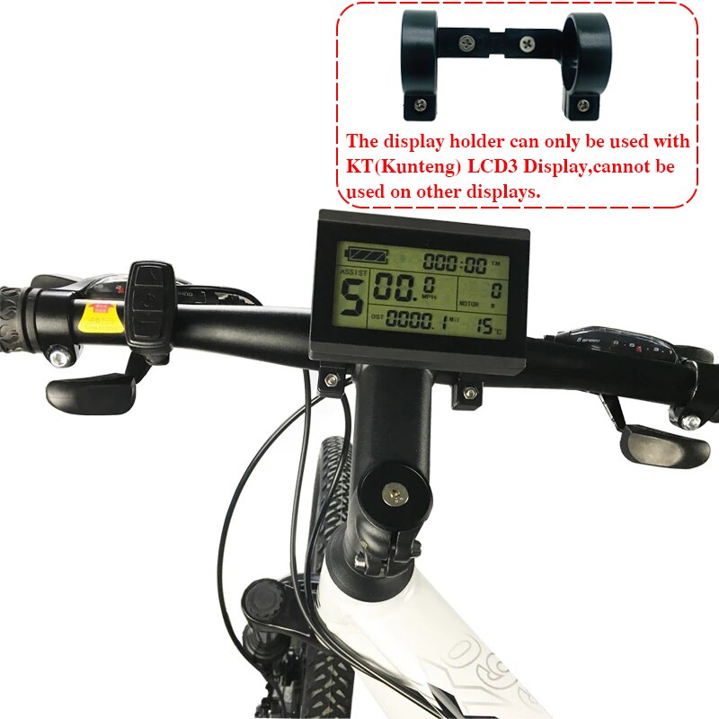 Display Holder Dual Bracket KT Kunteng LCD3 Electric Bicycle System Display Bracket for Ebike KT LCD 3 Display