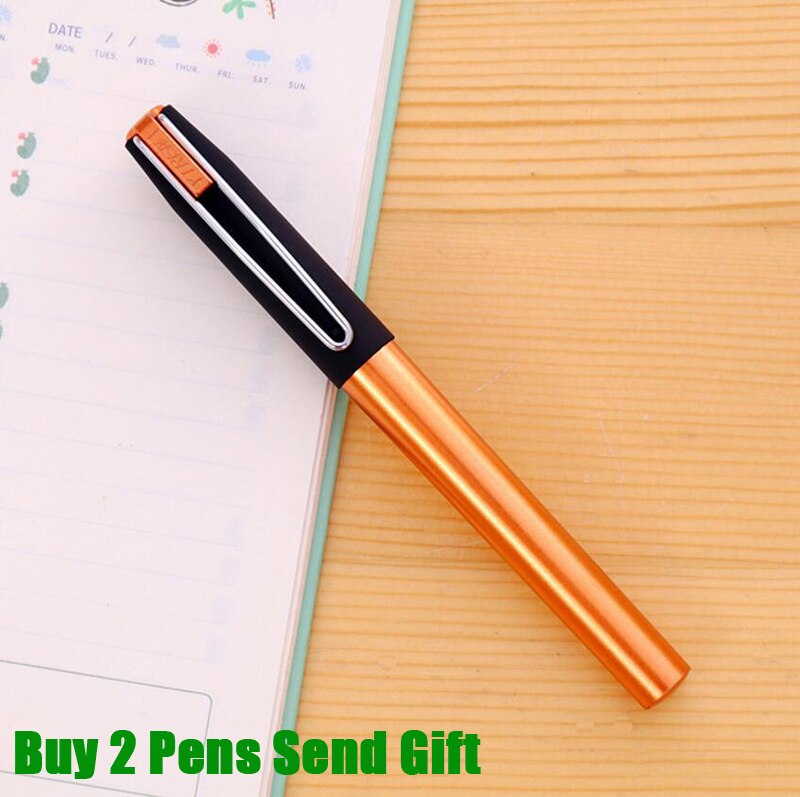 Brand Yiren Ink Fountain Pen Office Men Writing Signature Pen Buy 2 Pens Send: Orange Pen