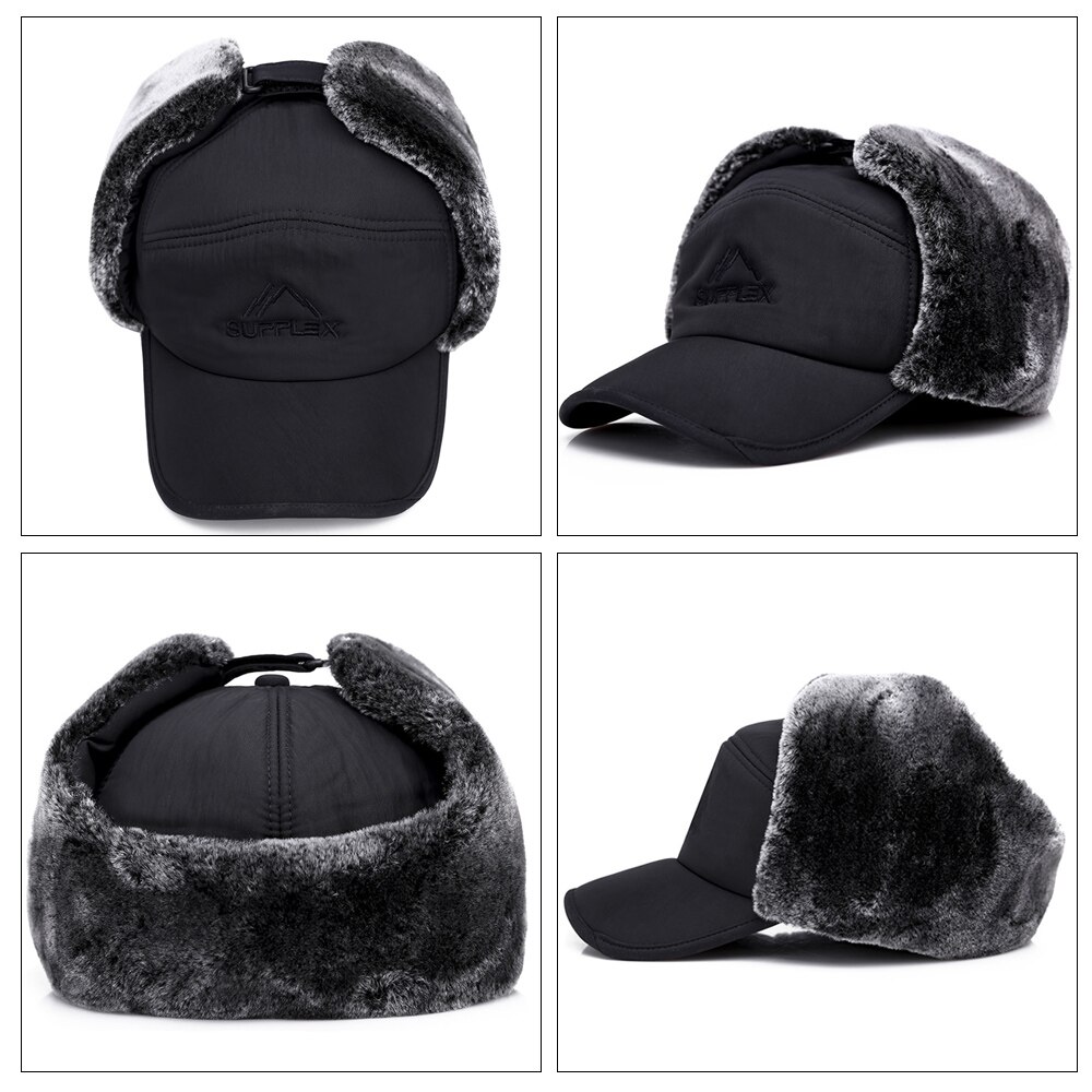 Winter Warm Hat Detachable Mask Full Face Outdoor Windproof Hat Women Men Baseball Cap Outdoor Skiing Cycling Hiking Skullies