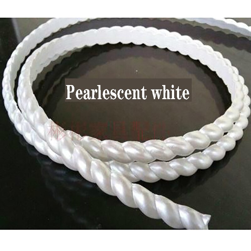 1M PVC decorative soft line wallpaper edge strip background wall molding line Room bathroom PVC decorative lines Furniture line: Pearlescentwhite / Width 1.2cm