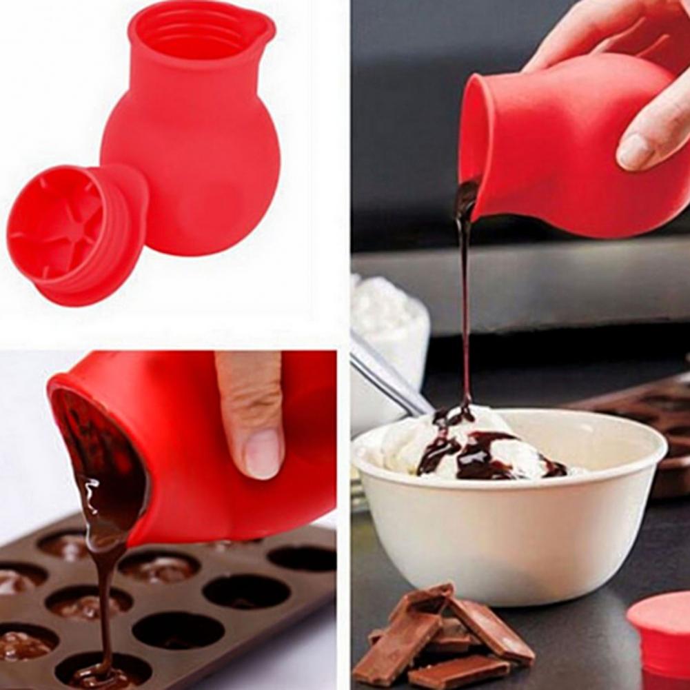 Horno de microondas de alta temperatura de silicona máquina de fundir Chocolate taza herramienta de bricolaje для кухни