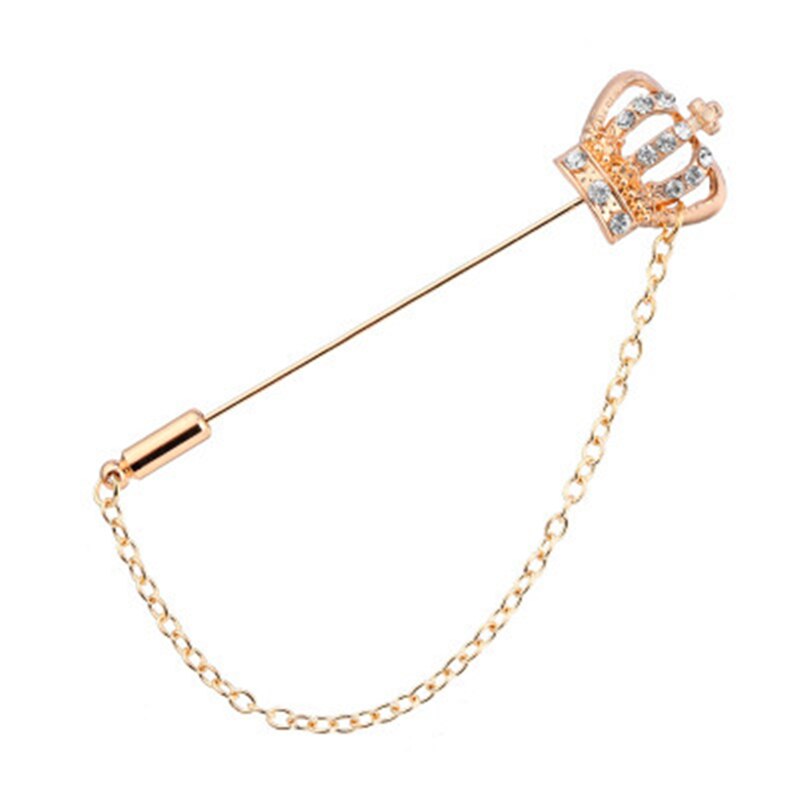 Elegante Bloem bladvorm Broches Badges Strass Legering Revers Pin Mannen Vrouwen Pak Vest Sjaal Sieraden Accessoires 1PC: 17