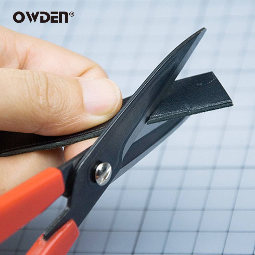 OWDEN Leather Scissor Handcraft Shears Sharp Cutting Tool