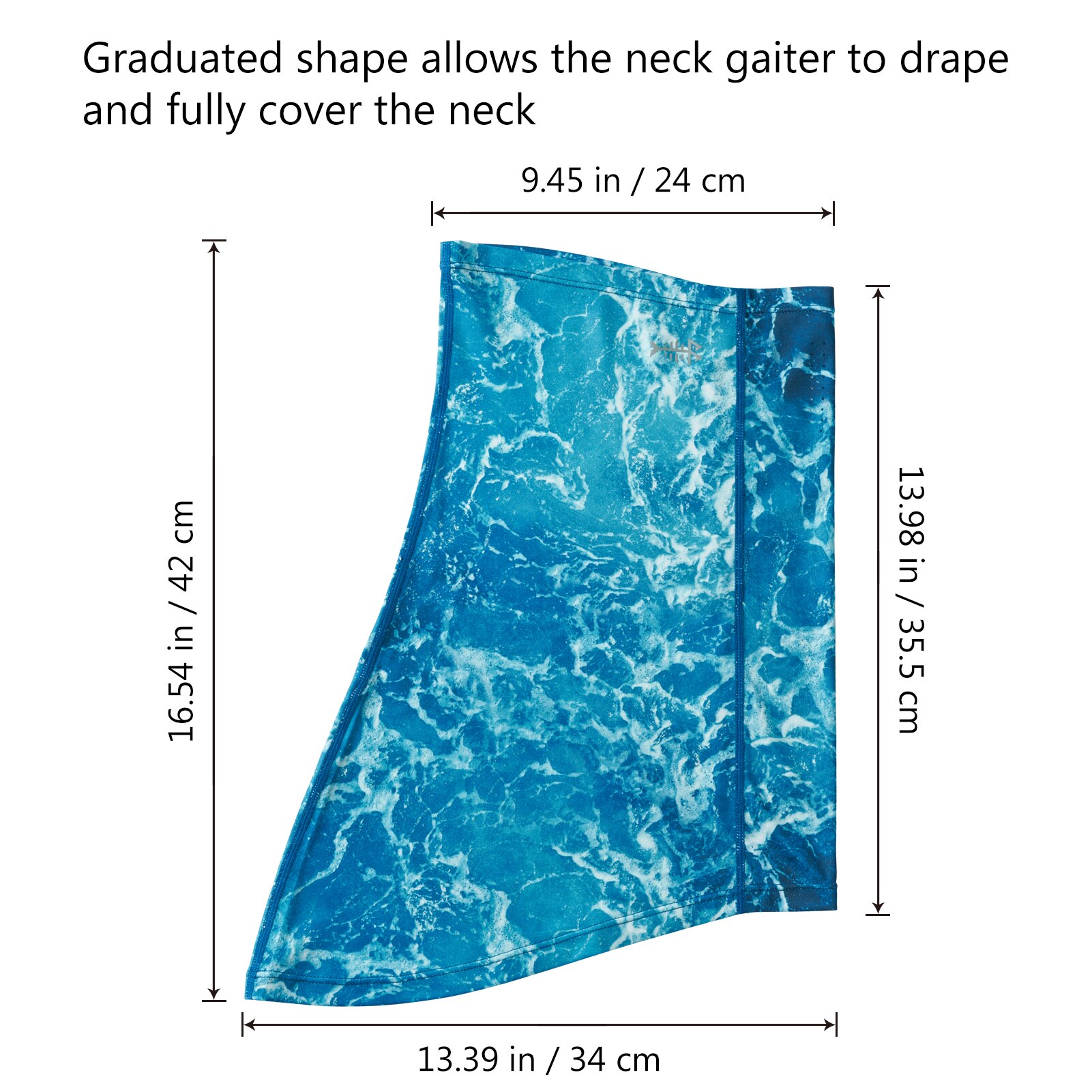 Bassdash Fishing Face Covering Sun Protection Cycling Neck Gaiter With Holes UPF50+