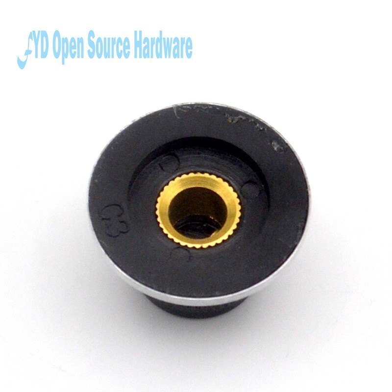 5 bucăți buton potențiometru  c3 /  benzi buton cadran alezaj 4mm /  lățime 23mm * 14.5mm înălțime