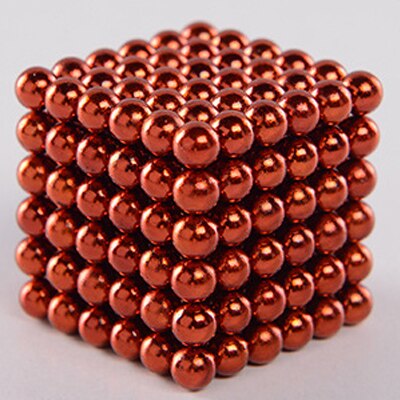 Anti-Stress Giocattoli Per Adulti Infinity Cubo Antistress Definito 5mm216 PCs Variabile BuckBalls Multi-color FAI DA TE Giocattoli: orange