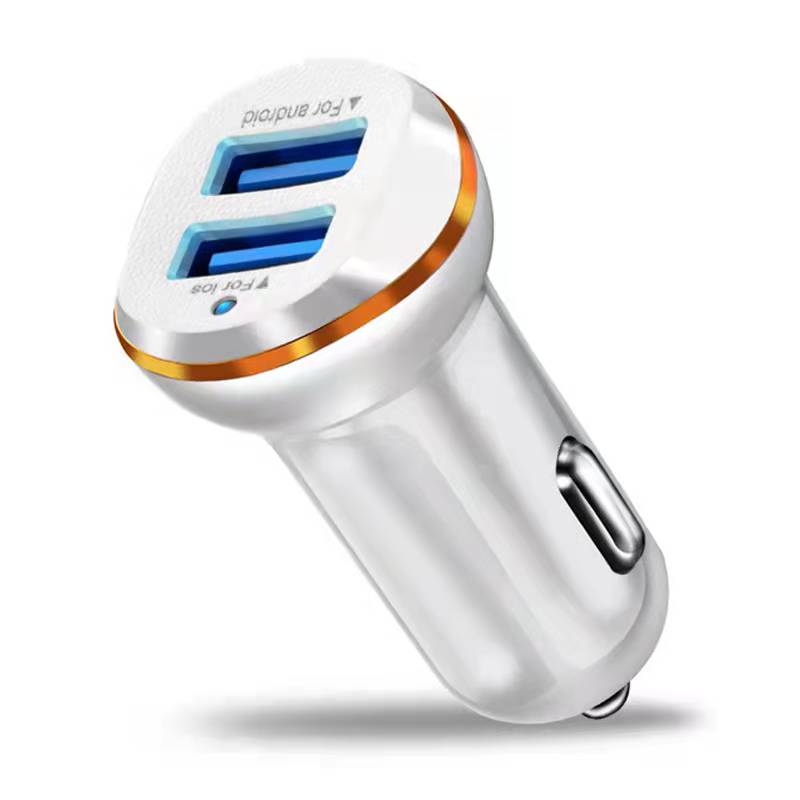 Mini USB C Car Charger QC 3.0 30W 3.1A Type PD Fast Charging Car Phone Charger For iPhone 12 13 11 Pro Xiaomi Huawei Samsung LG: White