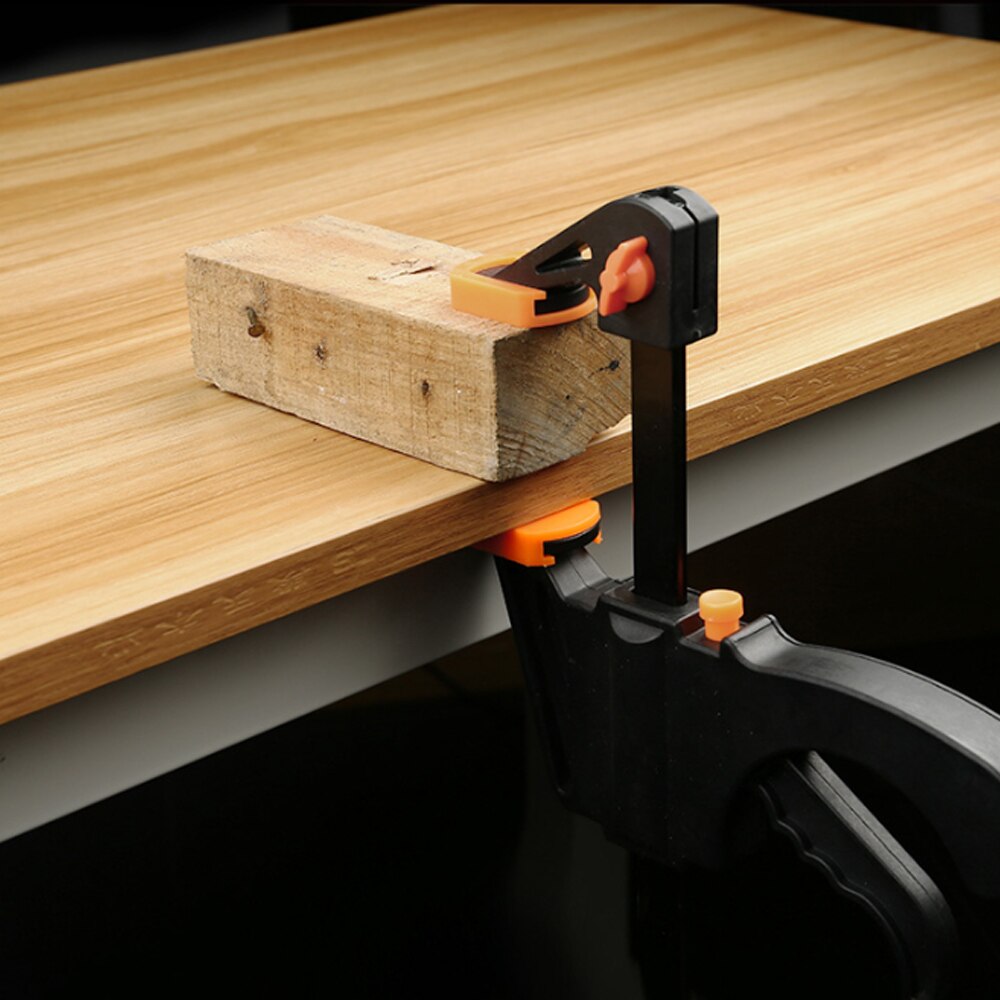 Woodworking Bar F Clamp Clip Kit Quick Ratchet Release Speed Squeeze Wood Working Work Bar Spreader Gadget Hand Tools