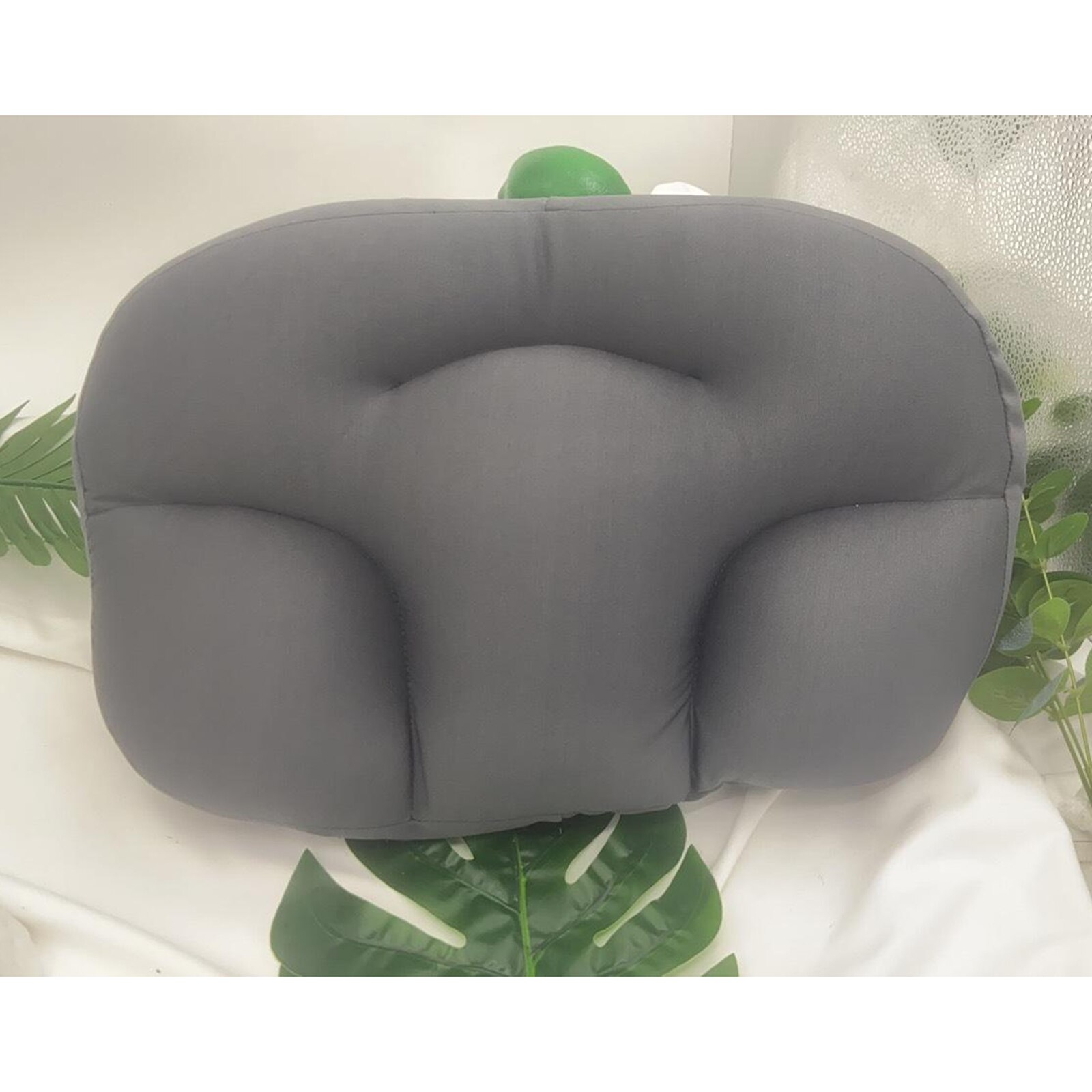 Memory Foam Pillow Hypoallergenic Ergonomic Adjustable Contour pillow Orthopedic Pillow for Neck Pain Support and Side Sleepers: Dark Gray