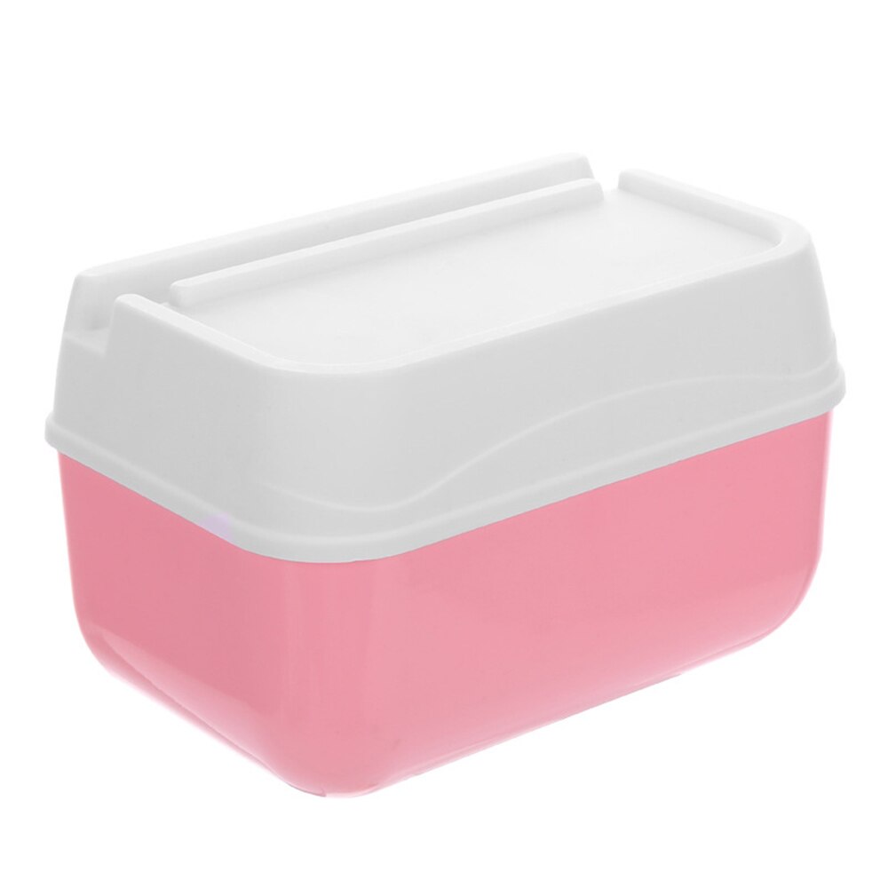 Bathroom Waterproof Tissue Box PP Bath Toilet Paper Holder Wall Mounted Paper Storage Box Double Layer Dispenser