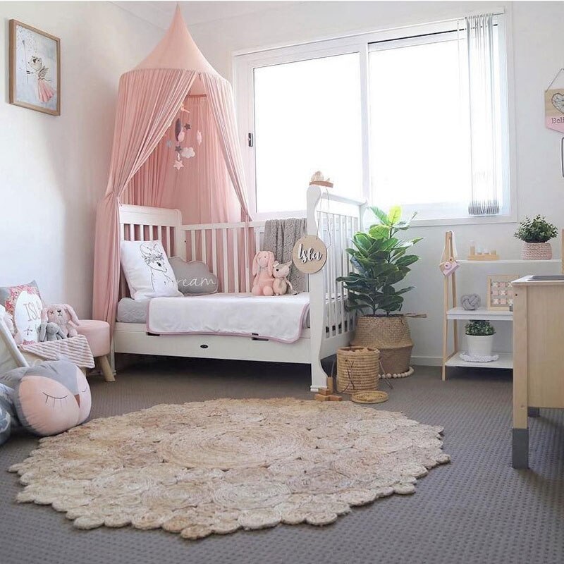 Baby Kids Dream Tent Bed Curtain Hung Dome Mosquito Net Girls Princess Play Tents House Children Room Teepee Decoration Bed Tipi