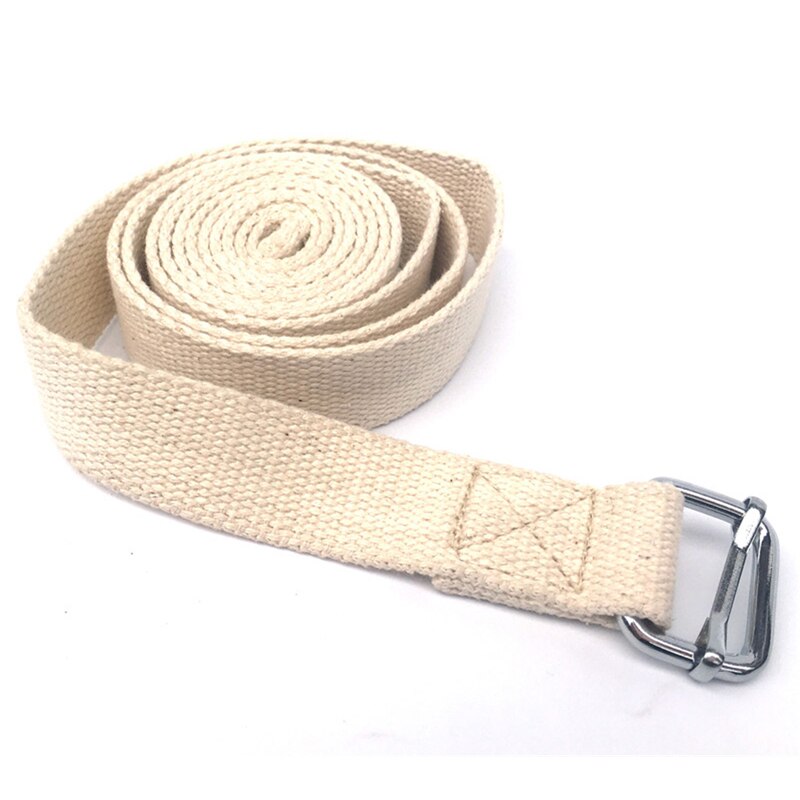 300cm Puur Katoen Pilates Yoga Stretch Riem Opening Schouder Borst Vrouwen Yoga Stretch Strap Verstelbare Fitness Oefening Gym Touw