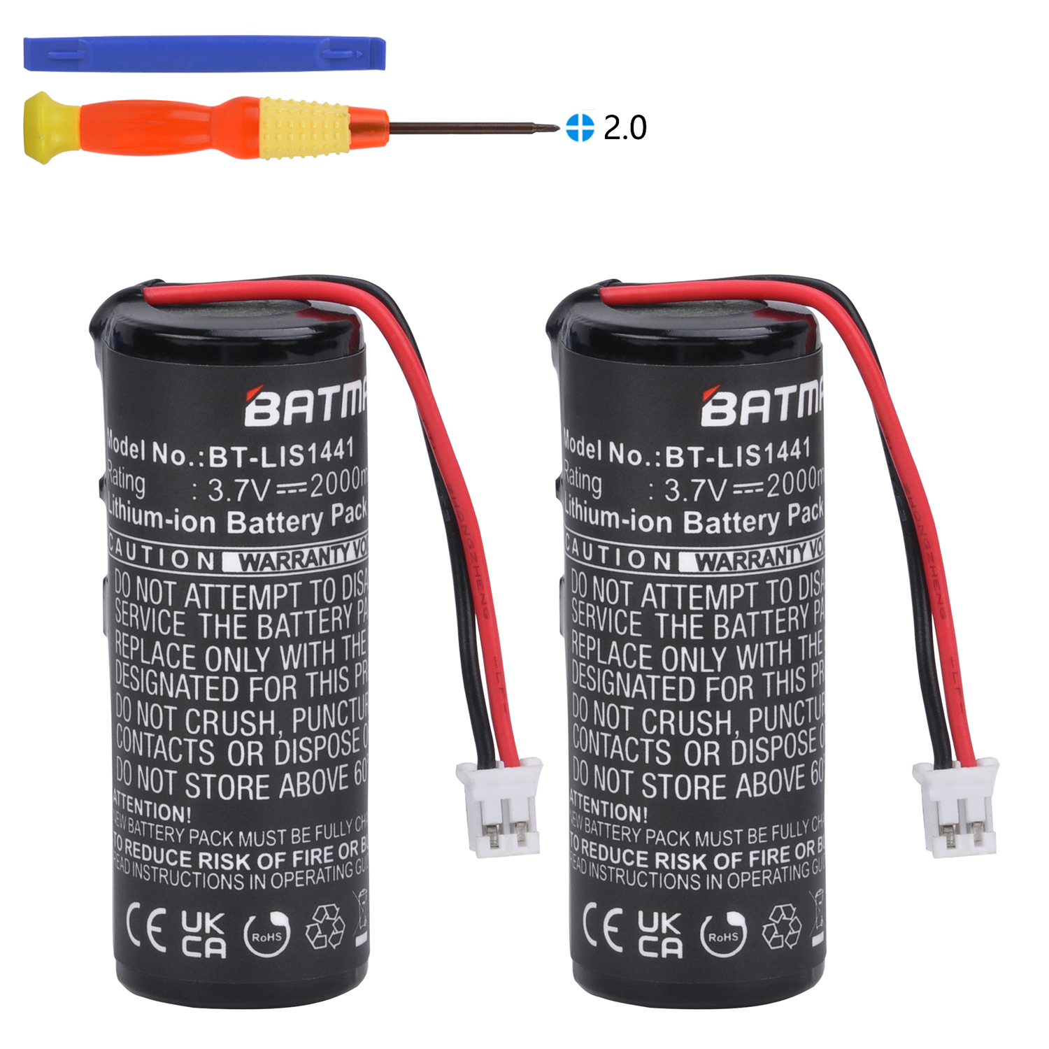 Batería de 3,7 V para Sony PS3, Mando de movimiento para PlayStation 4, CECH-ZCM1E de mano derecha, LIS1441, LIP1450: 2Pcs