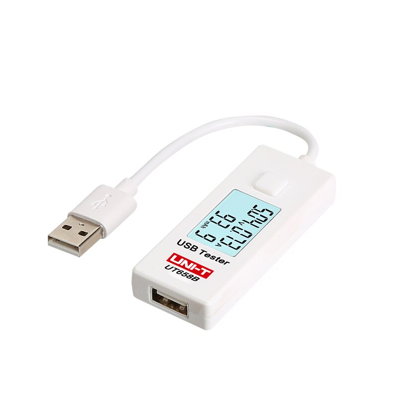 UNI-T USB Tester Phone Computer Charging Detector Voltage Current Meter Capacity Monitor dc digital voltmeter UT658B/UT658