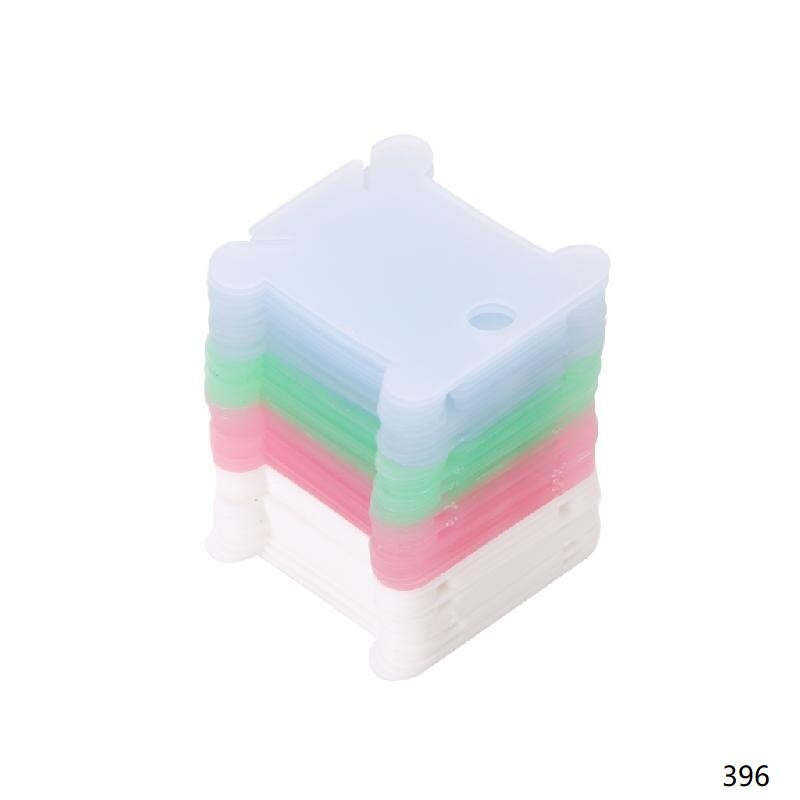 Embroidery Thread holder Floss Craft Bobbin Cross Stitch Storage Holder Plastic Sewing Thread Board Card Thread Organizer: 396
