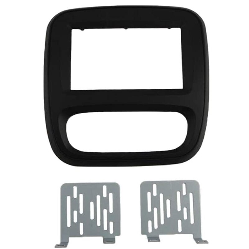 2Din Radio de coche Fascia DVD Panel Kit por Renault Trafic Opel Vivaro estéreo para coche instalación tablero Panel