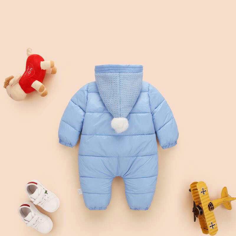 Infant Winter Jumpsuit For Baby Snowsuit Snow Coats Baby Boys Girls Romper Warm Overalls Children Cotton Newborn Clothes
