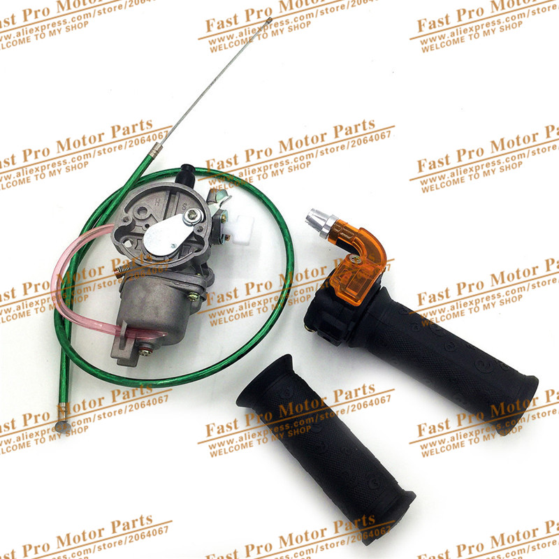 Carburador de motor para bicicleta de bolsillo, Mini Quad ATV, Dirt Bike, MiniMoto, Go Kart, Buggy, 47cc, 49cc, 2 tiempos: Naranja