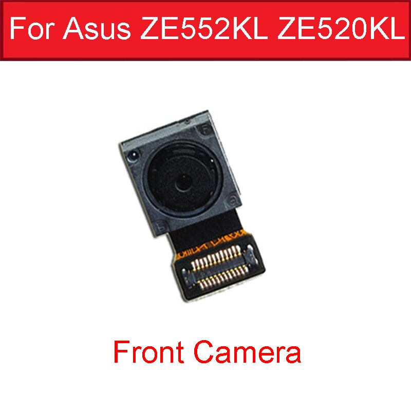 Caméra principale avant et arrière pour Asus Zenfone 3 ZE552KL ZE520KL Z012DA Z017DA petit et grand Module de caméra arrière câble flexible