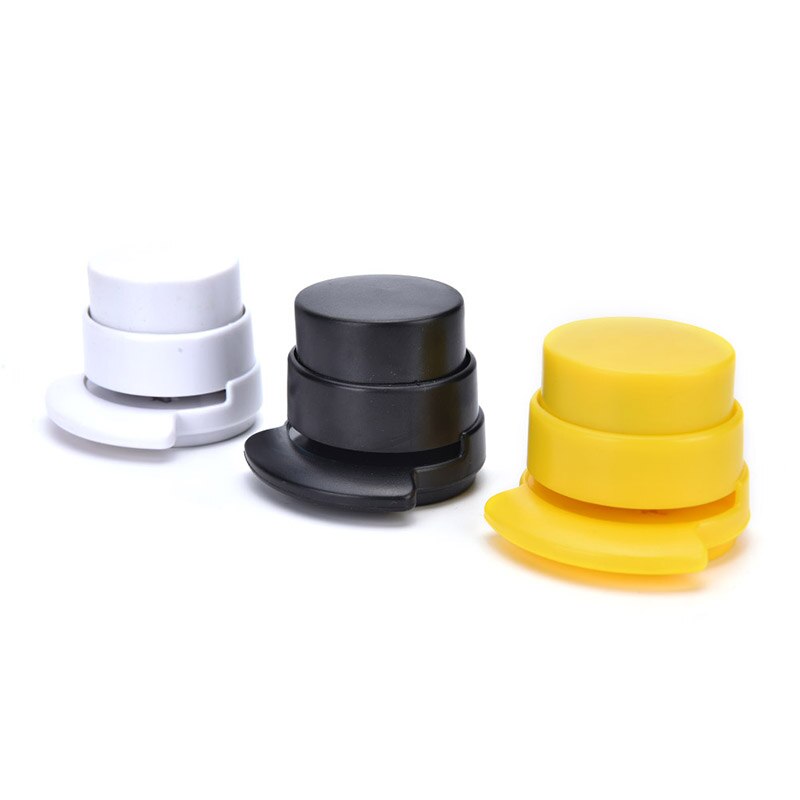 1 PCS Office Home Staple Free Stapleless Stapler Paper Binding Binder Paperclip
