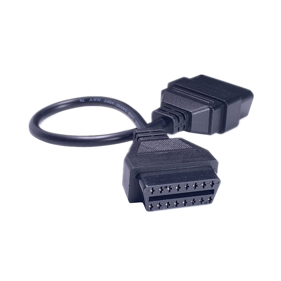 Obdiicat Obd2 Volledige Verlengkabel Adapter 16pin Naar 16pin Obdii Eobd Verlengen 16 Pins Verlengkabel Diagnostische Adapter