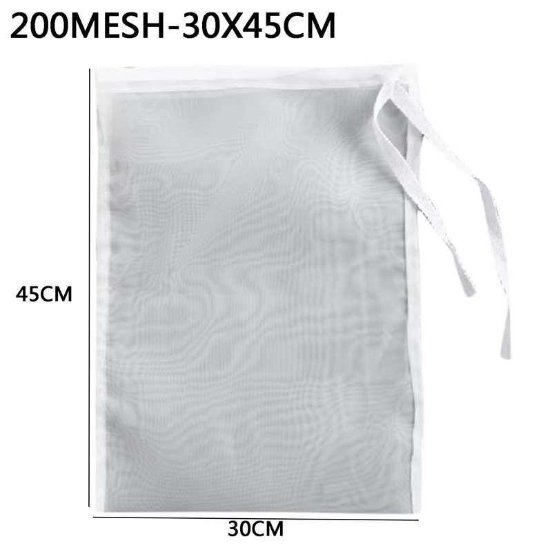 Bolsas de filtro de nailon, colador de leche vegetal, colador de drenaje, filtro de té, bolsa de red, utensilios de cocina para el hogar, comida, queso, tela, tamiz de miel: Rosa