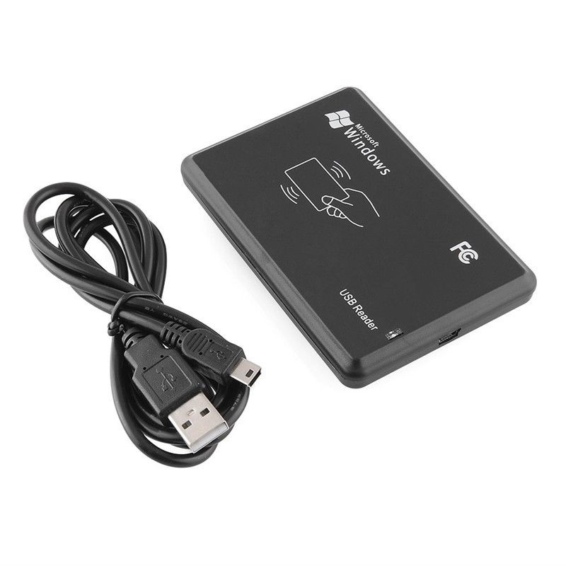 USB RFID ID Contactless Proximity Smart Card Reader EM4001 EM4100 Windows
