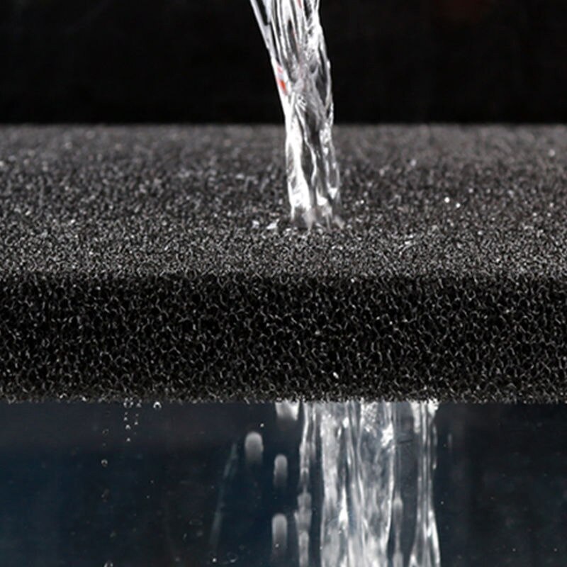 2 szt. Czarna pianka filtracyjna akwarium filtr biochemiczny gąbka uszczelniająca cedzidło długi czas użytkowania gąbka zbiornik zaopatrzenia