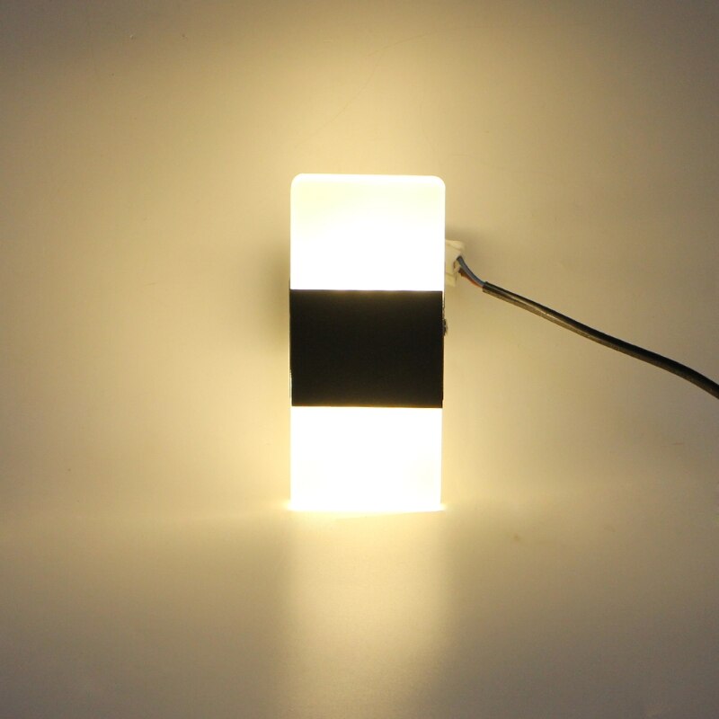 AC 85-265V LED Wall Lamp Modern Acrylic LED Bedroom Hallway Bathroom Wall Lamp