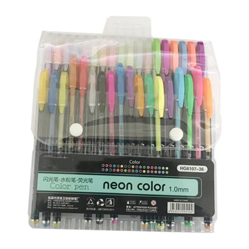 Multi-farbe einstellen-stift gouache Textmarker büro lernen zeichnung farbe kreide: 36 Farben