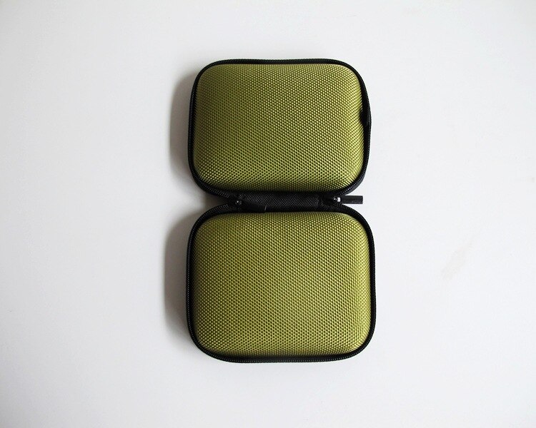 Boîtier etui fermeture éclair sac de voyage pochette de rangement couverture rigide sac protecteur pour g-ameboy Advance SP G-BA SP: green