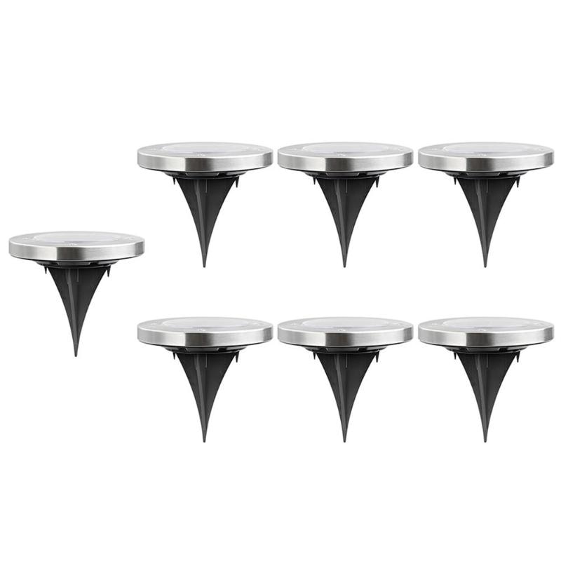 Lámpara Solar enterrada de 20 LED, luces de tierra impermeables, decoración de sendero de jardín para exteriores, lámpara subterránea, iluminación de acera IP65