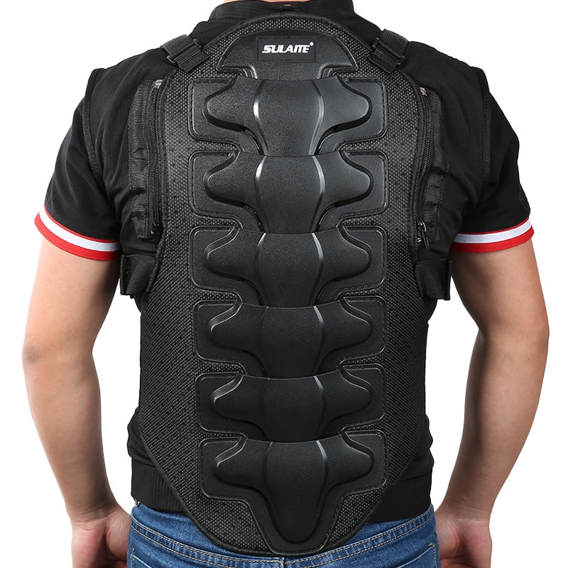 Armadura de motocicleta para hombre, chaleco de armadura sin mangas, equipo de motocross para exteriores, protector de equipo deportivo para el pecho, accesorios para motocicleta