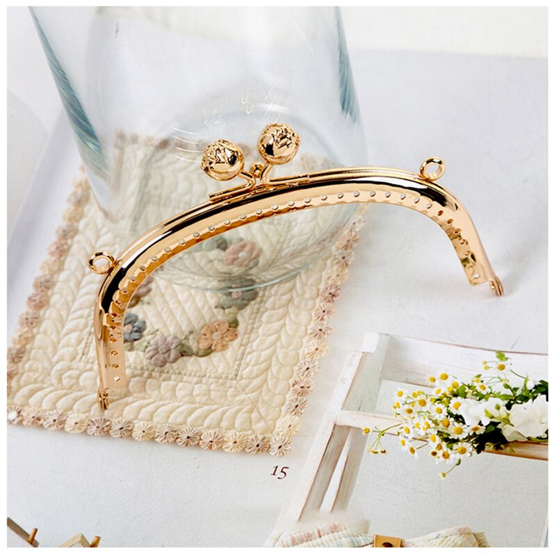 12,5*5,5 cm de la cabeza de Metal beso Cierre de broche de reemplazo para hecho a mano, bolso de mano con marco de Metal bolsa de accesorios de bricolaje 1PC: 4