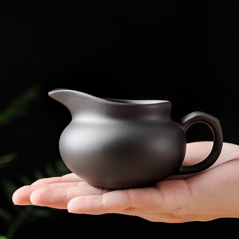 Lila lera gongdao kopp teservis tekanna kinesisk kung fu vattenmugg kontor tekopp hem handgjord vattenkokare drinkware teware