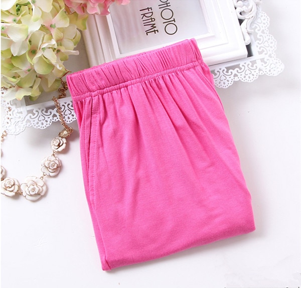 Été pyjama pantalon coton short pour dormir femmes pantalon pour la maison pyjama pantalon salon sous-vêtements grande taille XXL 3XL Q223