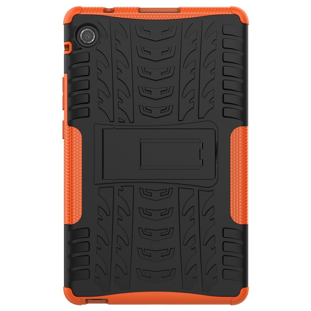 Funda para Huawei MatePad T 8, 8 pulgadas, KOB2-W09, KOB2-L09, L03, T8 , Kobe2-W09, L09, L03, TPU + PC Armore: Naranja