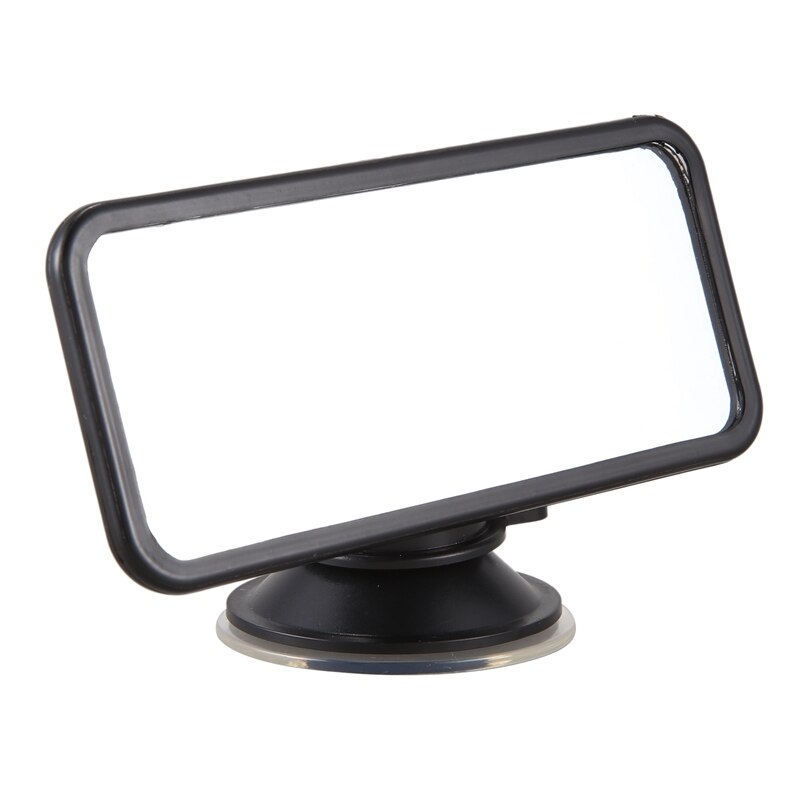 Universal Rear View Mirror - Suction Pad Flat Interior Adjustable Suction Rear View Mirror for Car or Van