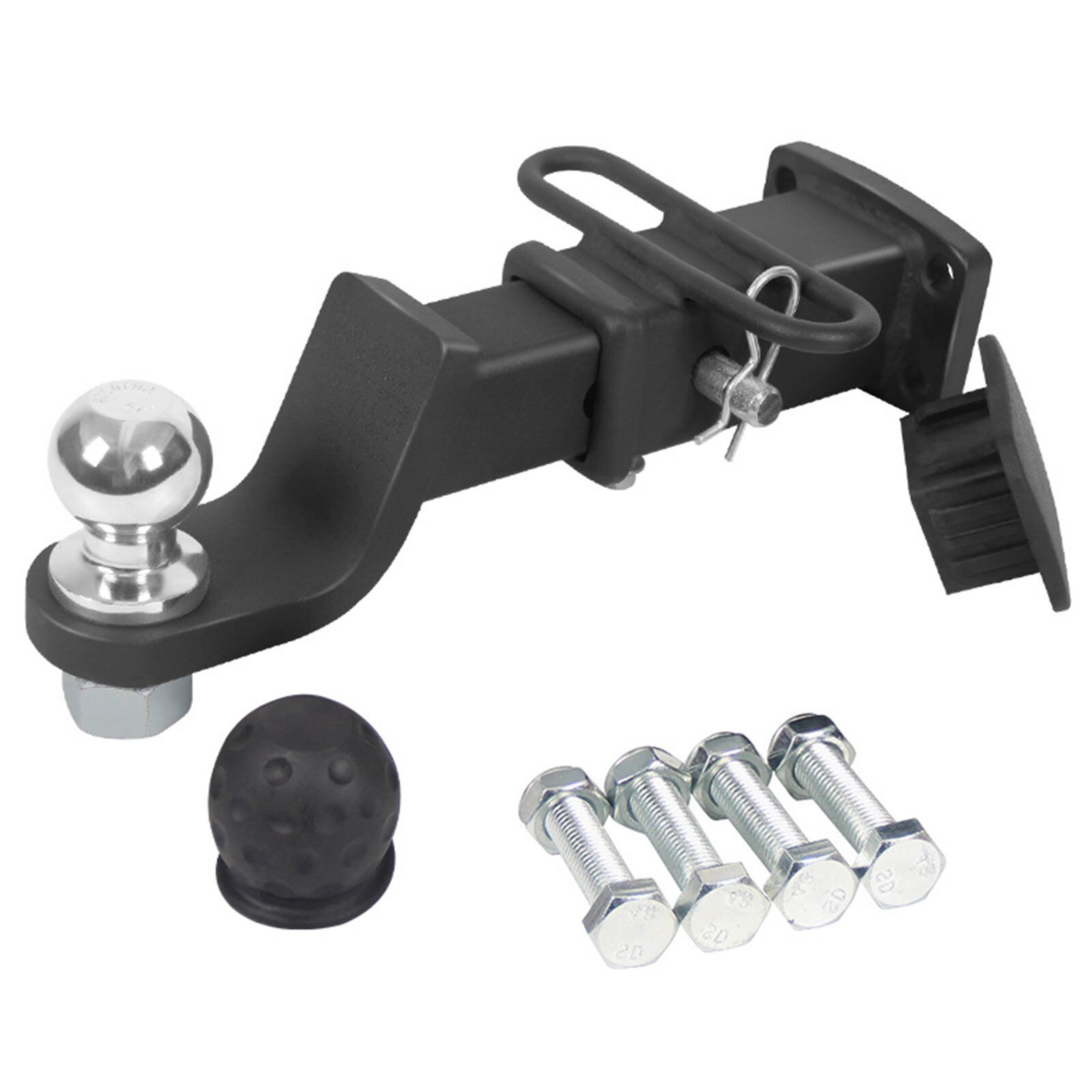 6000 Pounds Adjustable Trailer Hitch Lock Pin Set With One Locking System 2 Keys Tow Hitch Receivers: Package 1