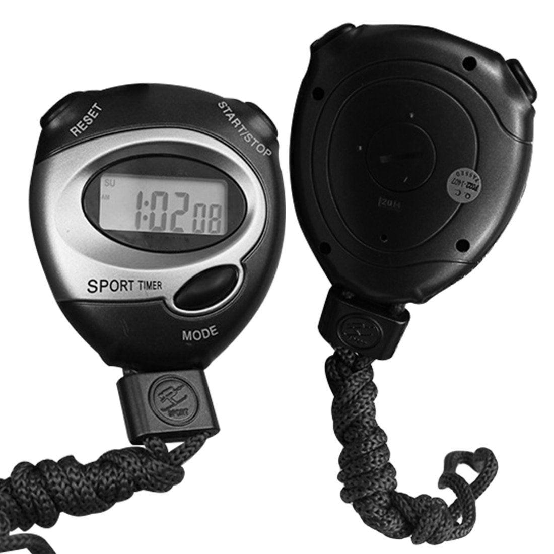 LCD Digital Handheld Sports Stopwatch Counter Timer Chronograph for Running