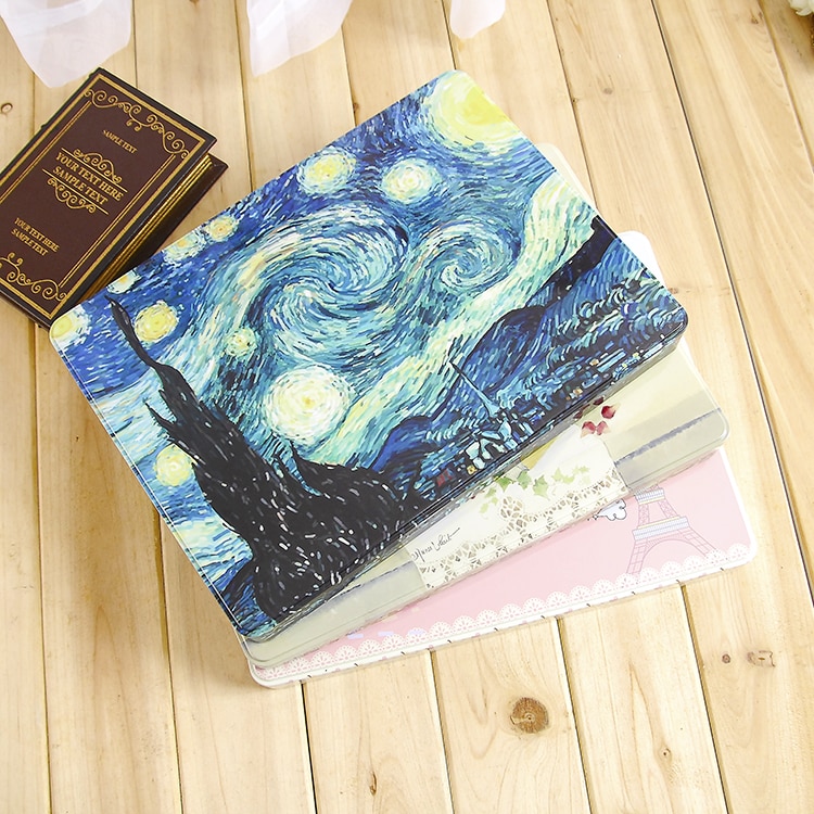 large square exquisite pattern A4 paper dedicated storage iron box file certificate receipt storage finishing box