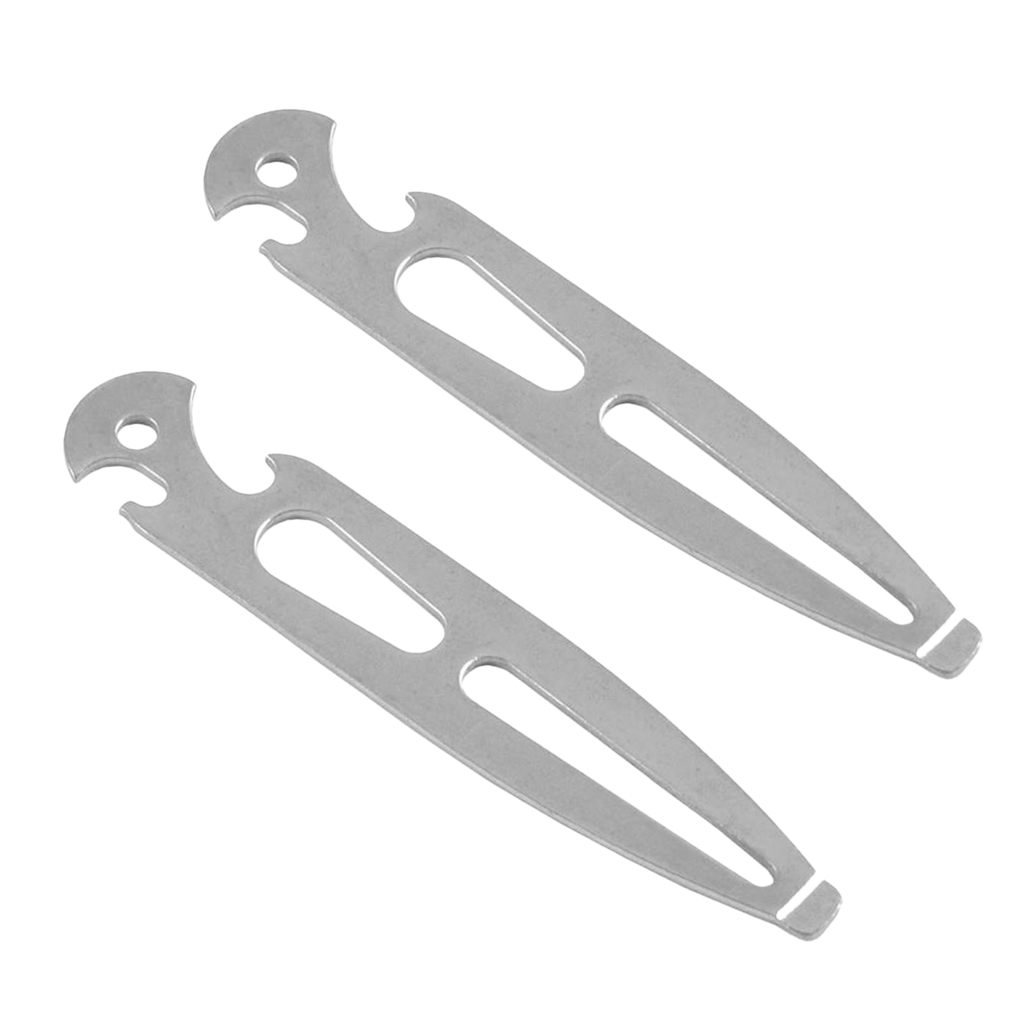 2pc Shackle Key Ring Multi Tool Marine Stainless Steel 304 For Yachts Deck Plate