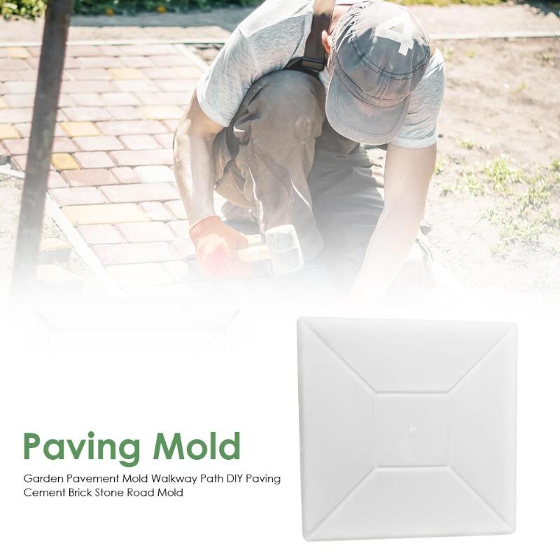Garden Path Road Maker Paving Mold DIY Lawn Concrete Stepping Brick Stone Mold for Creating Picnic Area Other Outdoor Decoration