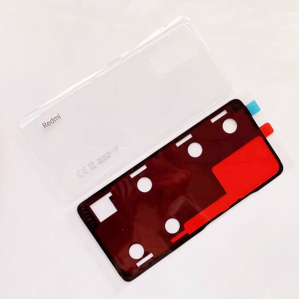 Original Back Glass Cover For Xiaomi Redmi Note 10 Pro, Back Door Replacement Battery Case, Rear Housing Cover Note10 Pro: transparent