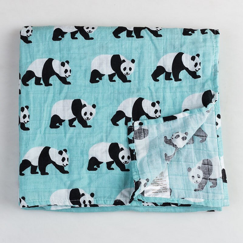 Baby wrap bomull filt 120*120 ,  muslin baby nyfödda filt, baby swaddle filt