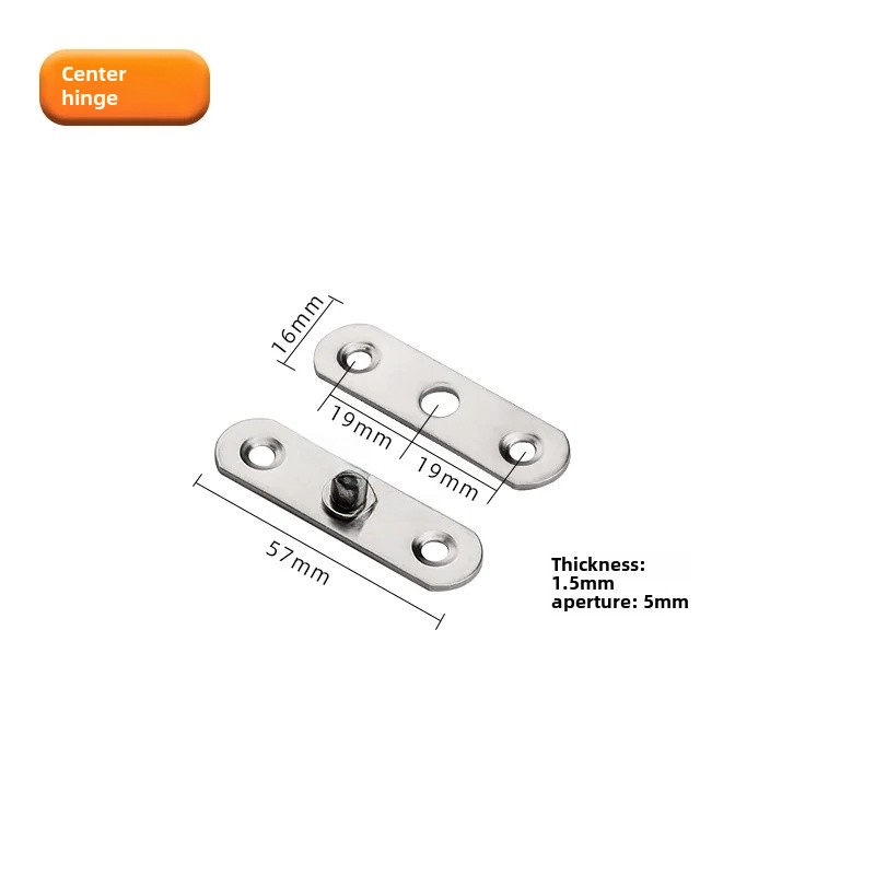 Stainless Steel 360 Degree Rotating Hinge Wooden Door Upper And Lower Hinge Earth Hinge Positioner Invisible Dark Secret Door Hi: Beige