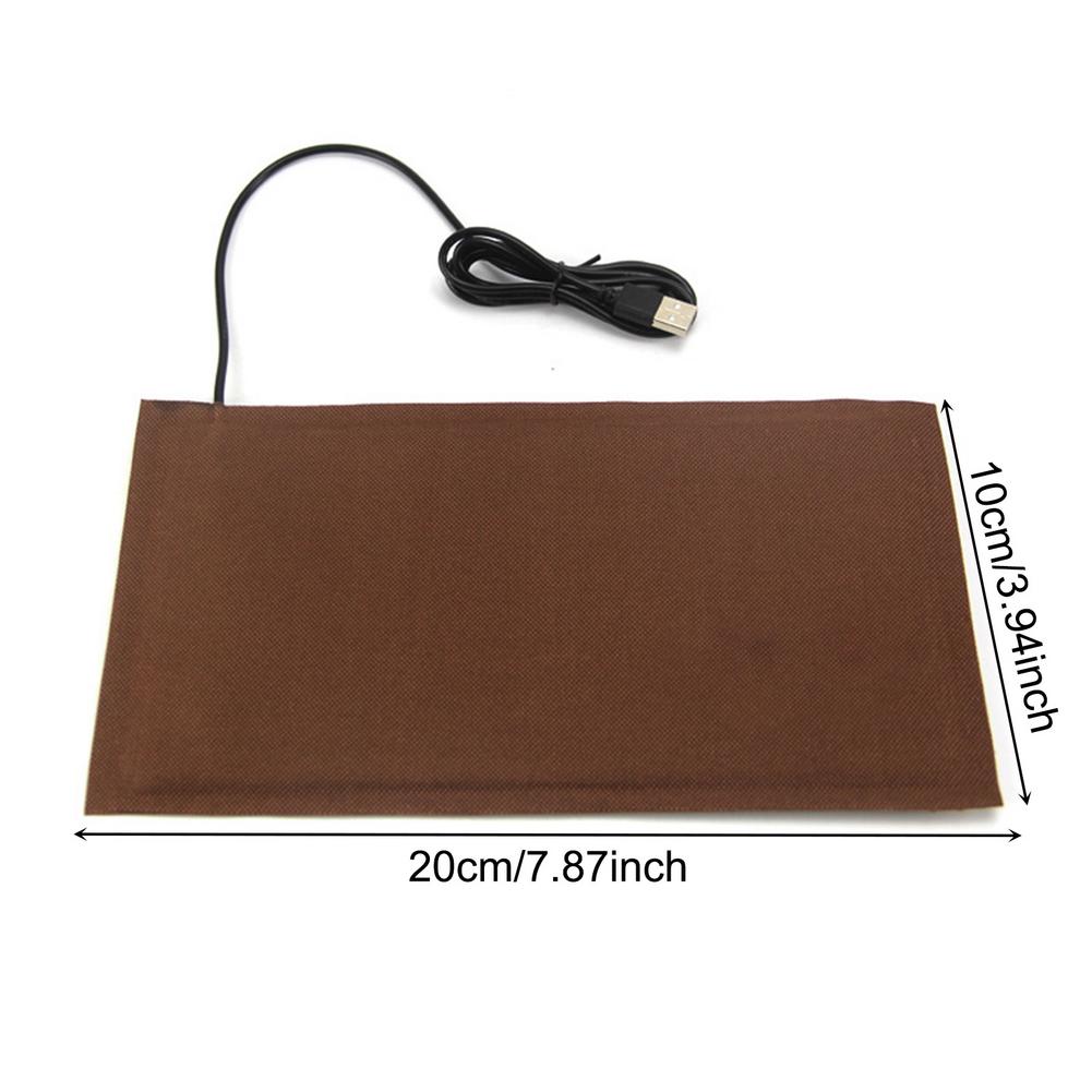 Reptile Heating Pad Temperature Control Pet Warmth Lizard Hamster Anti-Smashing Urine Scratching Care Blanket USB Carry Mat